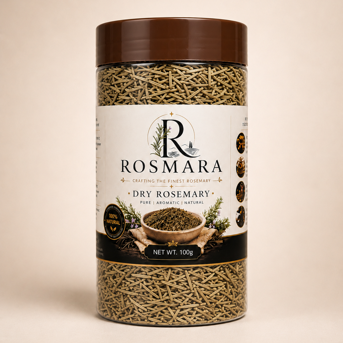 Naturally Dried Rosemary — 100 g