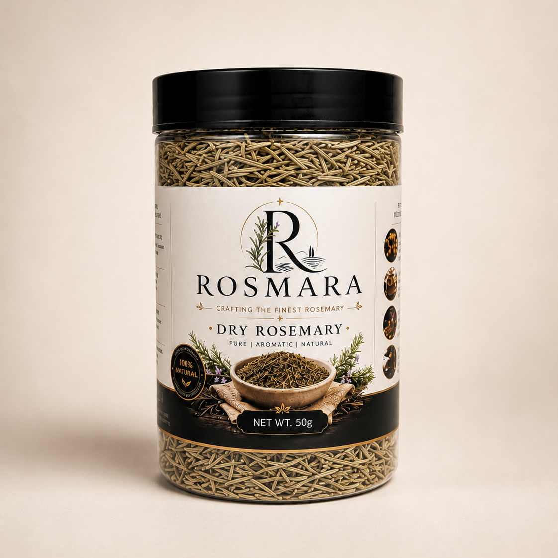 Naturally Dried Rosemary - 50g